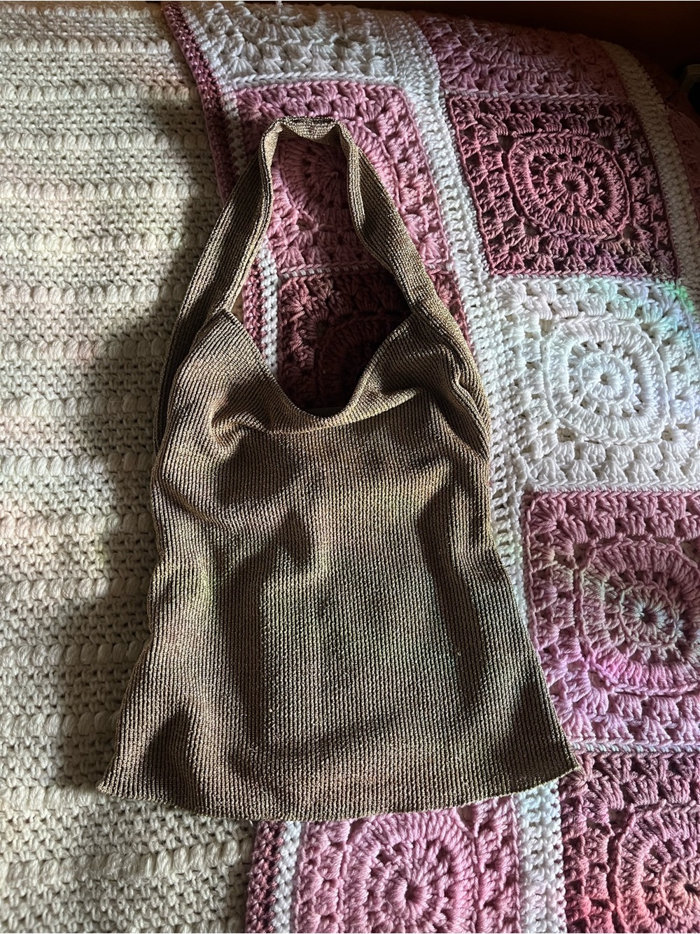 Zara Brown Knit Tank Top